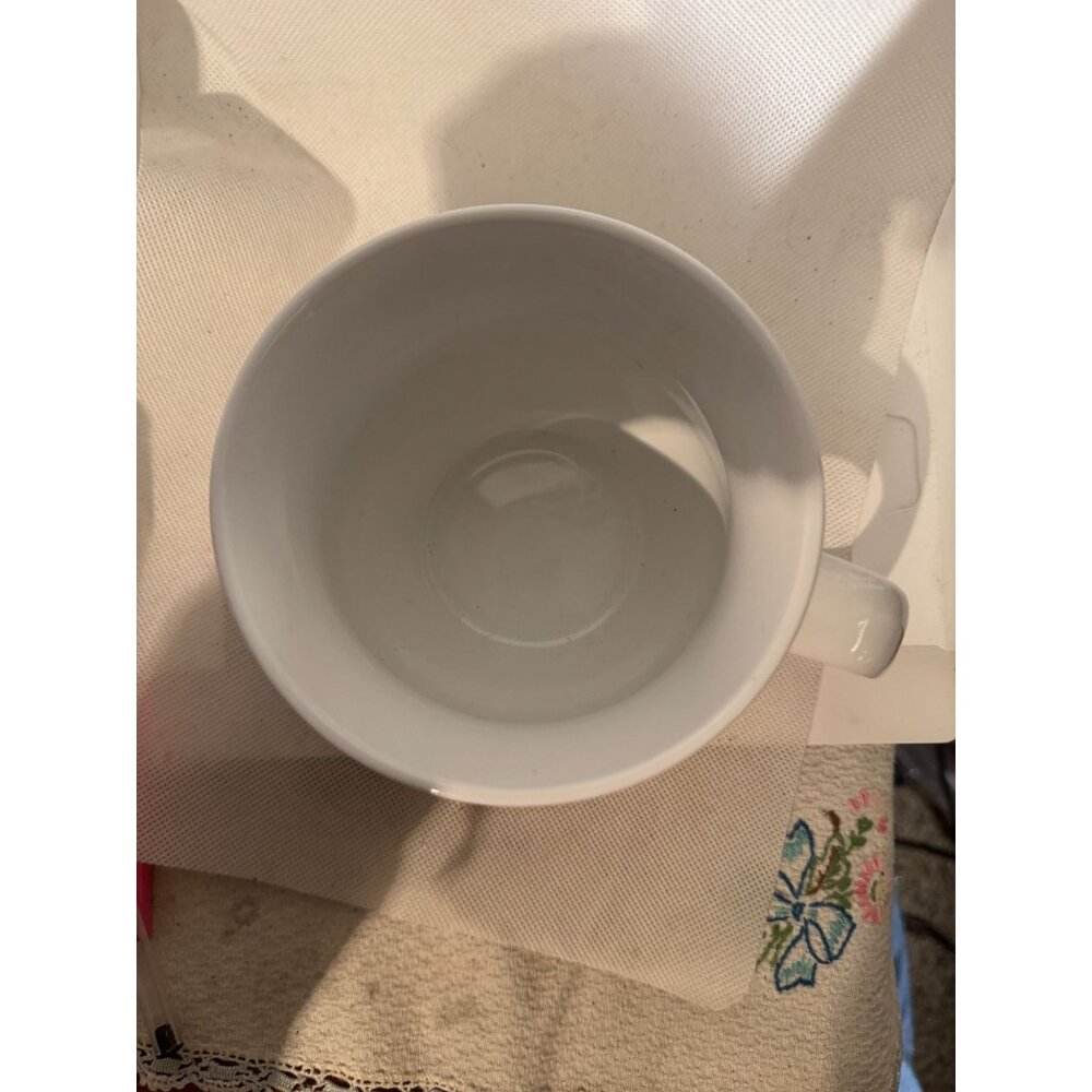 Starbucks 14 Oz Ceramic Mug Yellow Palm Design Microwave & Dishwasher Safe - Picture 6 of 9